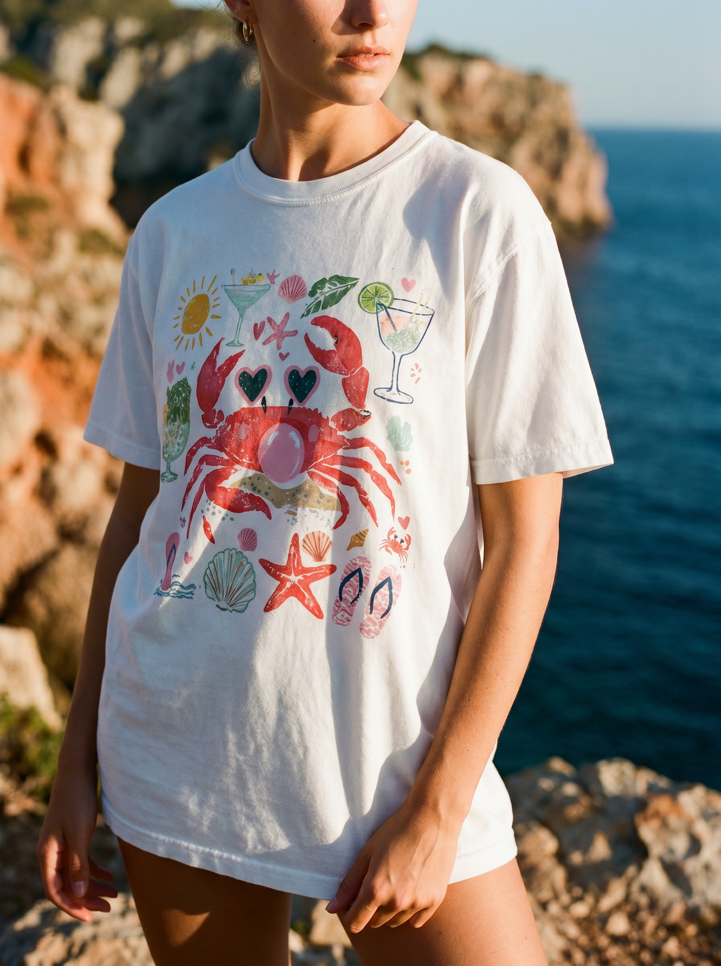 Crab -  Comfort Colors Relaxed Fit Premium T Shirt