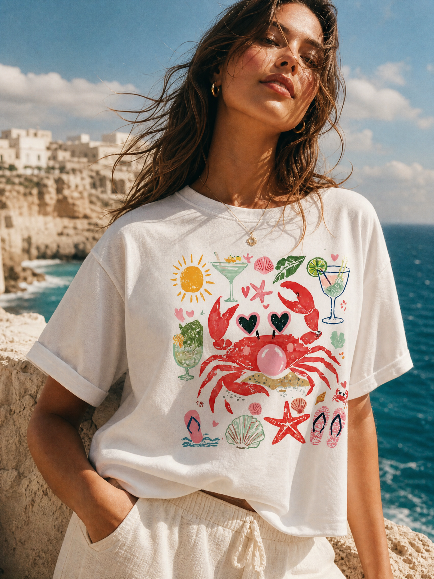 Crab -  Comfort Colors Relaxed Fit Premium T Shirt