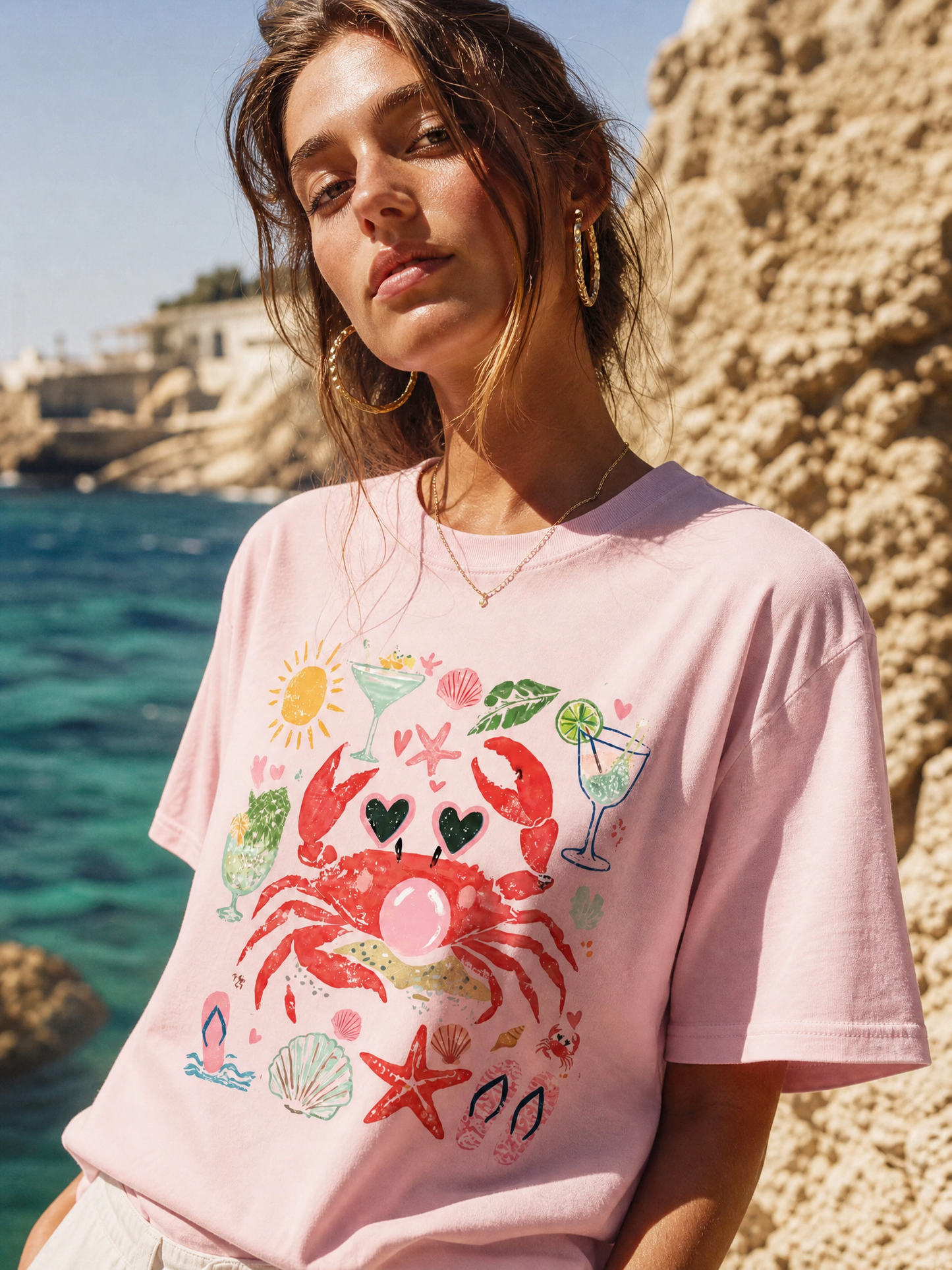 Crab -  Comfort Colors Relaxed Fit Premium T Shirt