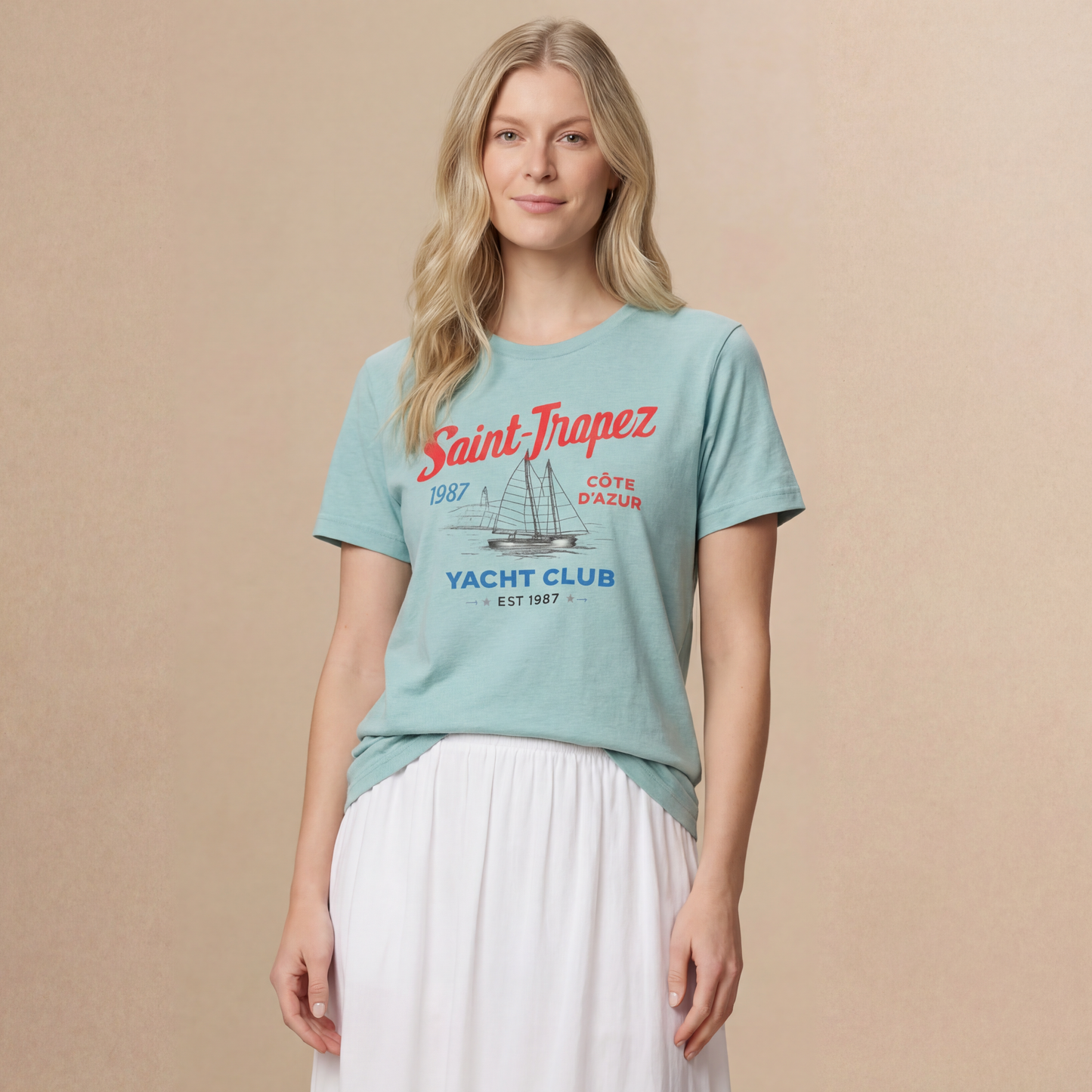 Saint Tropez Yacht Club - Bella Canvas Super Soft Standard Fit T Shirt
