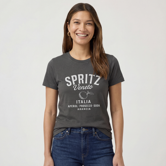Spritz Vintage Print — Women's Cut Fitted Tee
