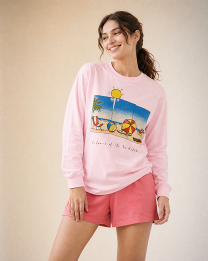 Colors of Life - Comfort Colors Long Sleeve Premium T Shirt