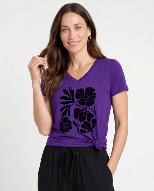 Artistic Boho - Short Sleeve V-Neck Tee