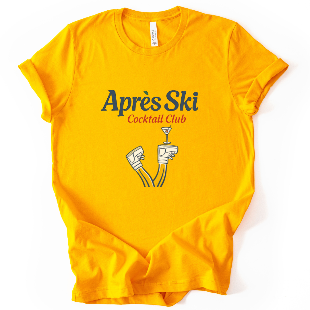 Apres Ski Cocktail Club - Bella Canvas Super Soft T Shirt