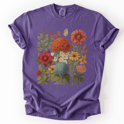 Hydrangea Bloom  -  Comfort Colors Relaxed Fit Premium T Shirt