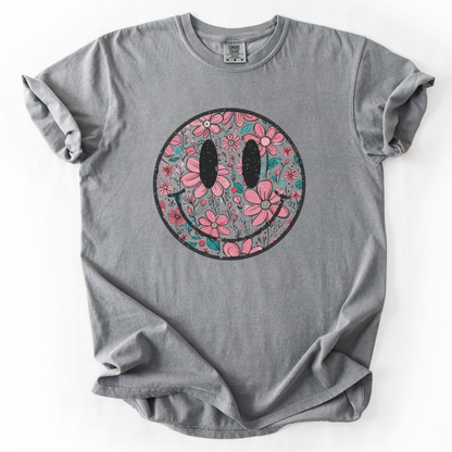 Flower Smile -  Comfort Colors Relaxed Fit Premium T Shirt