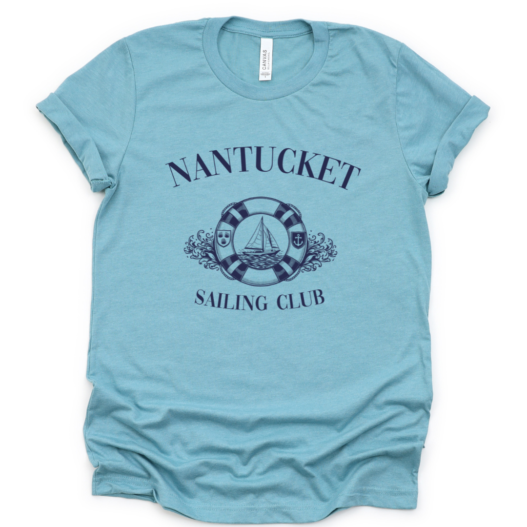 Nantucket Sailing Club - Bella Canvas Super Soft T Shirt