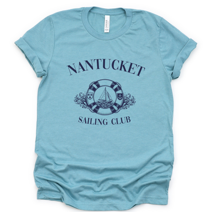 Nantucket Sailing Club - Bella Canvas Super Soft T Shirt