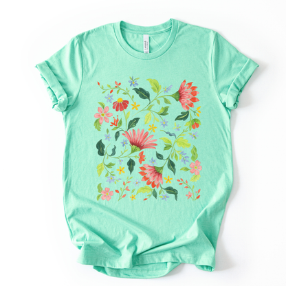 Botanical Bliss - Bella Canvas Super Soft T Shirt