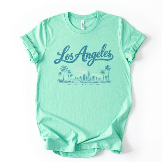 Los Angeles - Bella Canvas Super Soft Straight Cut T shirt