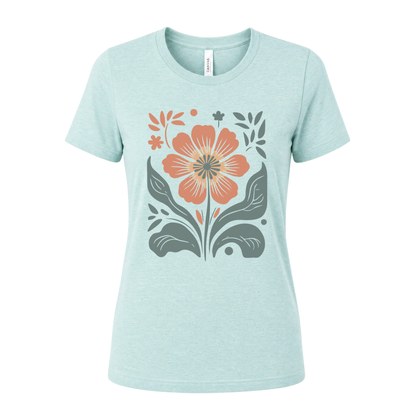 Retro Floral - Women's Perfect Tee