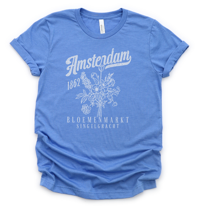 Amsterdam Flower Market - Bella Canvas Super Soft T Shirt
