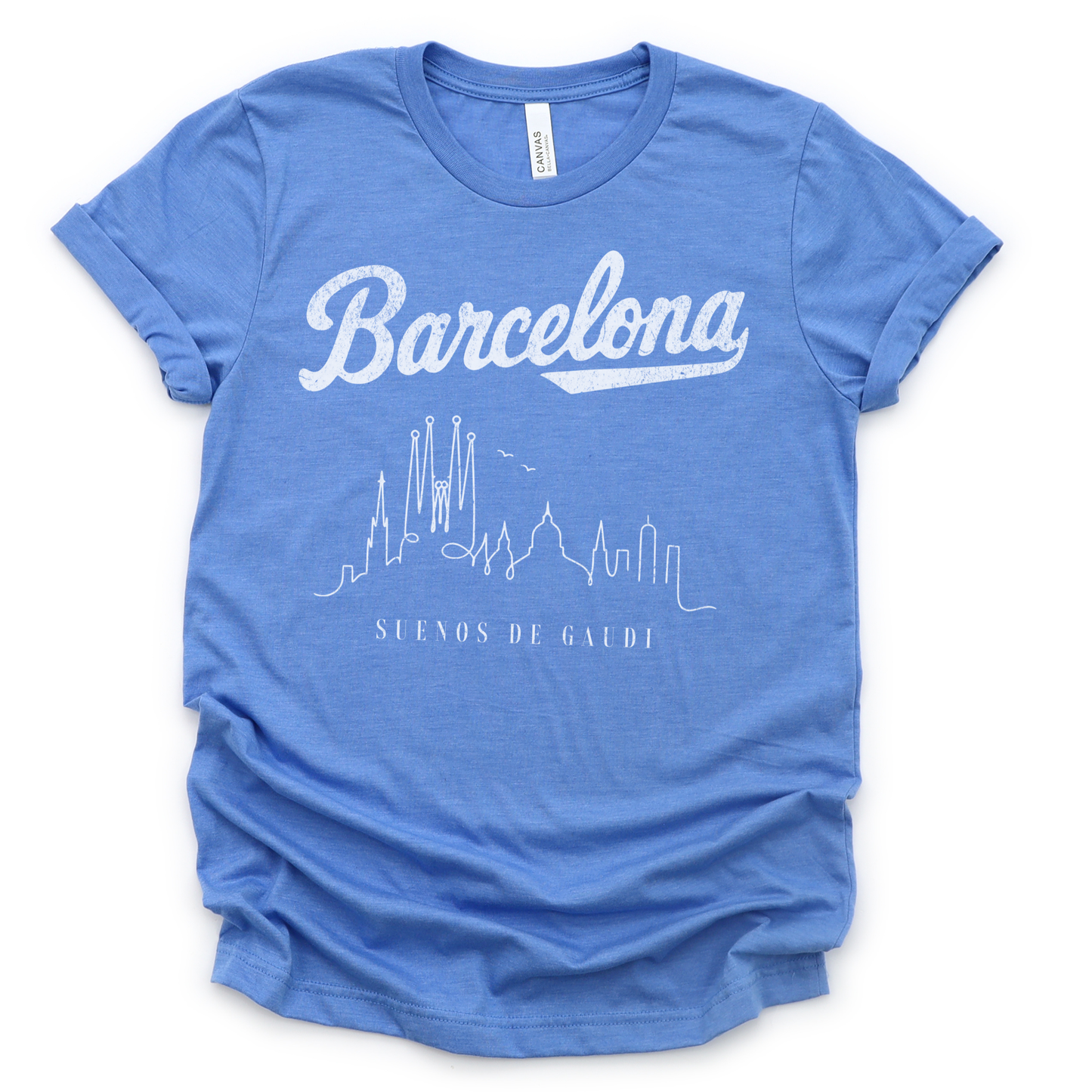 Barcelona, Dreams of Gaudi - Bella Canvas Super Soft T Shirt