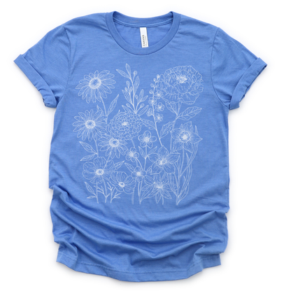 Petal Cartography  - Bella Canvas Super Soft T Shirt