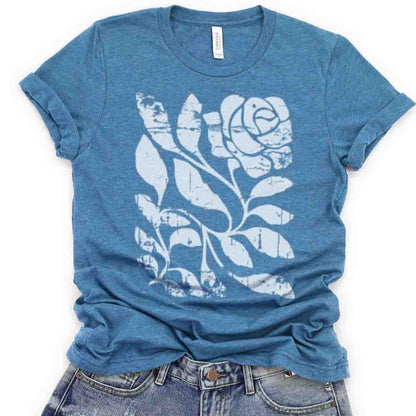 Twisted Vintage Rose  - Bella Canvas Super Soft T Shirt