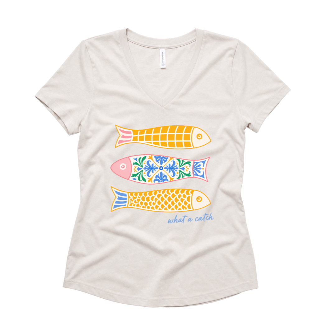 What A Catch - Super Soft V-Neck