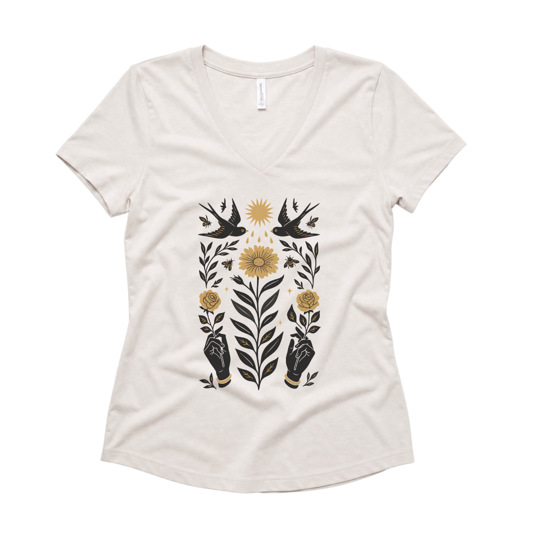 Sanctum Botanica - Super Soft V Neck