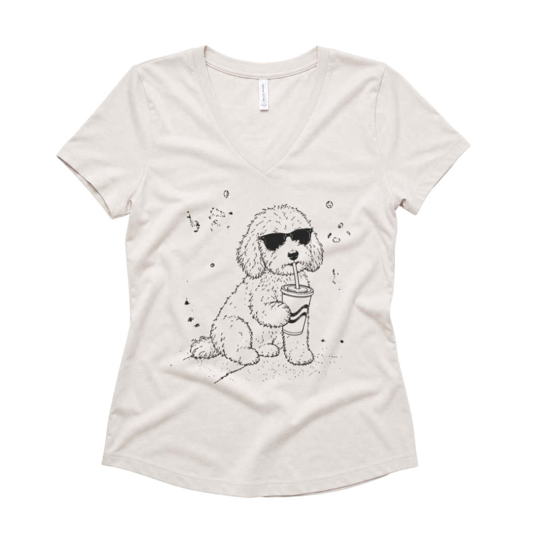 Soda Dog - Super Soft V Neck