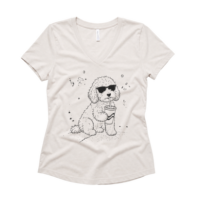 Soda Dog - Super Soft V Neck