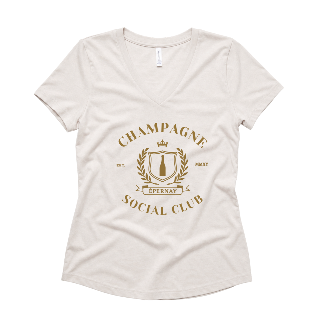 Champagne Social Club - Super Soft V-Neck