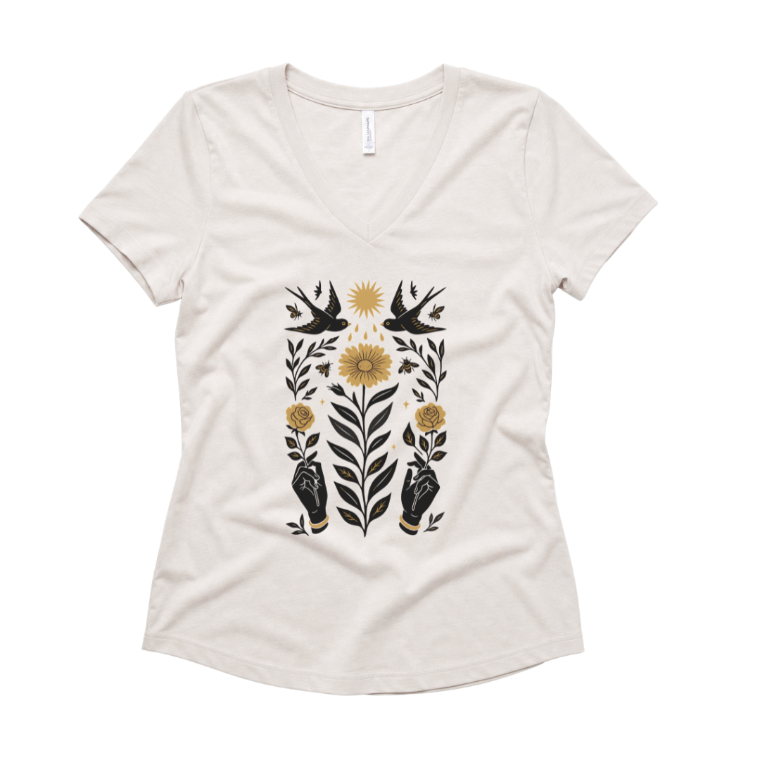 Sanctum Botanica - Super Soft V Neck