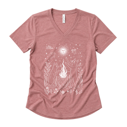 Midnight Meowgic - Super Soft V Neck