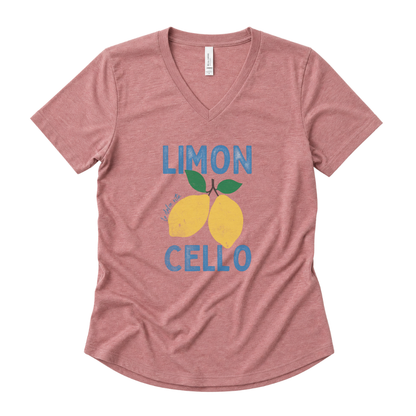 Limon Cello, Vintage Tee - Super Soft V-Neck