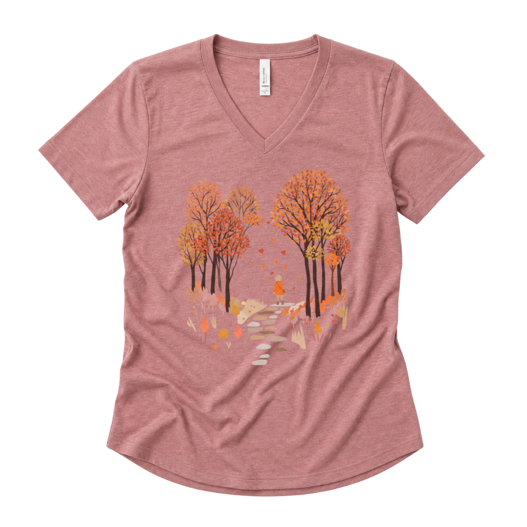 Autumn Walks - Super Soft V Neck