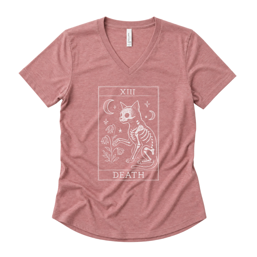 Tarot Card of Death - Super Soft V Neck