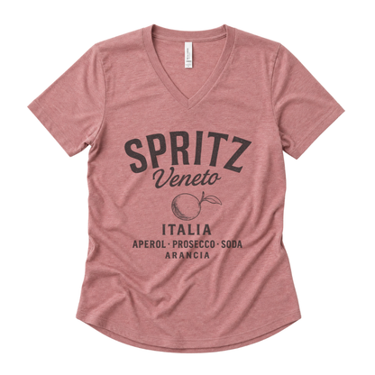 Spritz Vintage Print - Super Soft V Neck
