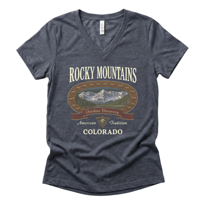 Rocky Mountains - Super Soft V Neck