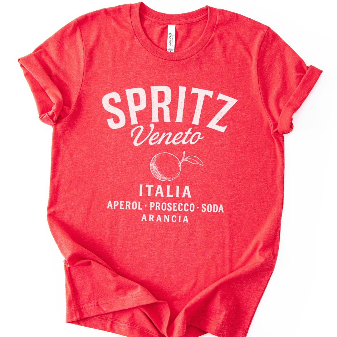 Spritz Vintage Print - Bella Canvas Super Soft Straight Cut T shirt