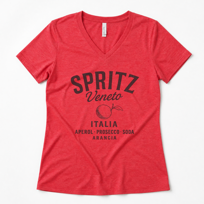 Spritz Vintage Print - Super Soft V Neck