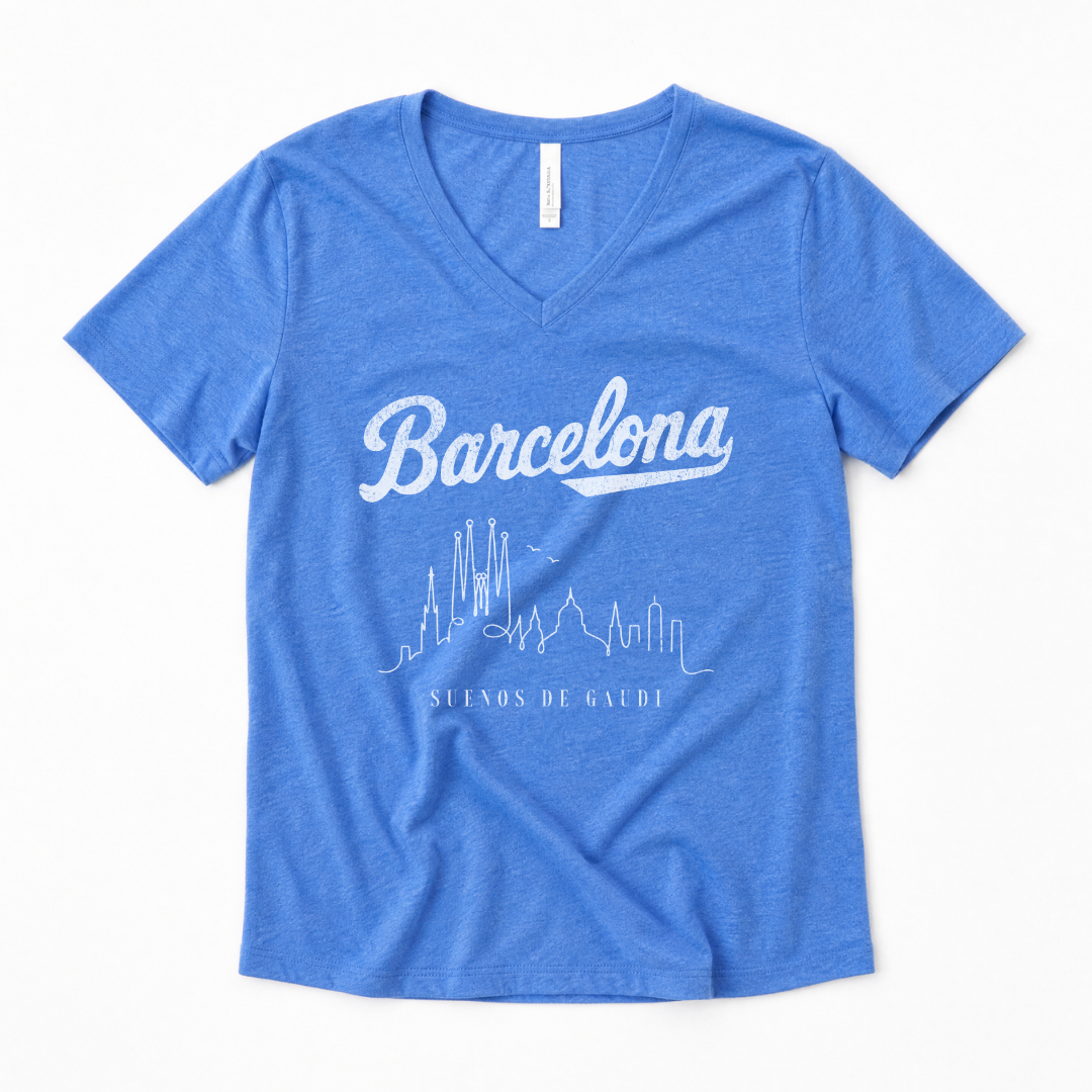 Barcelona, Dreams Of Gaudi - Super Soft V Neck