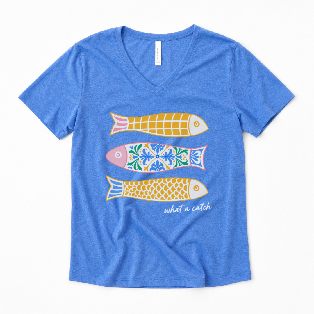 What A Catch - Super Soft V-Neck