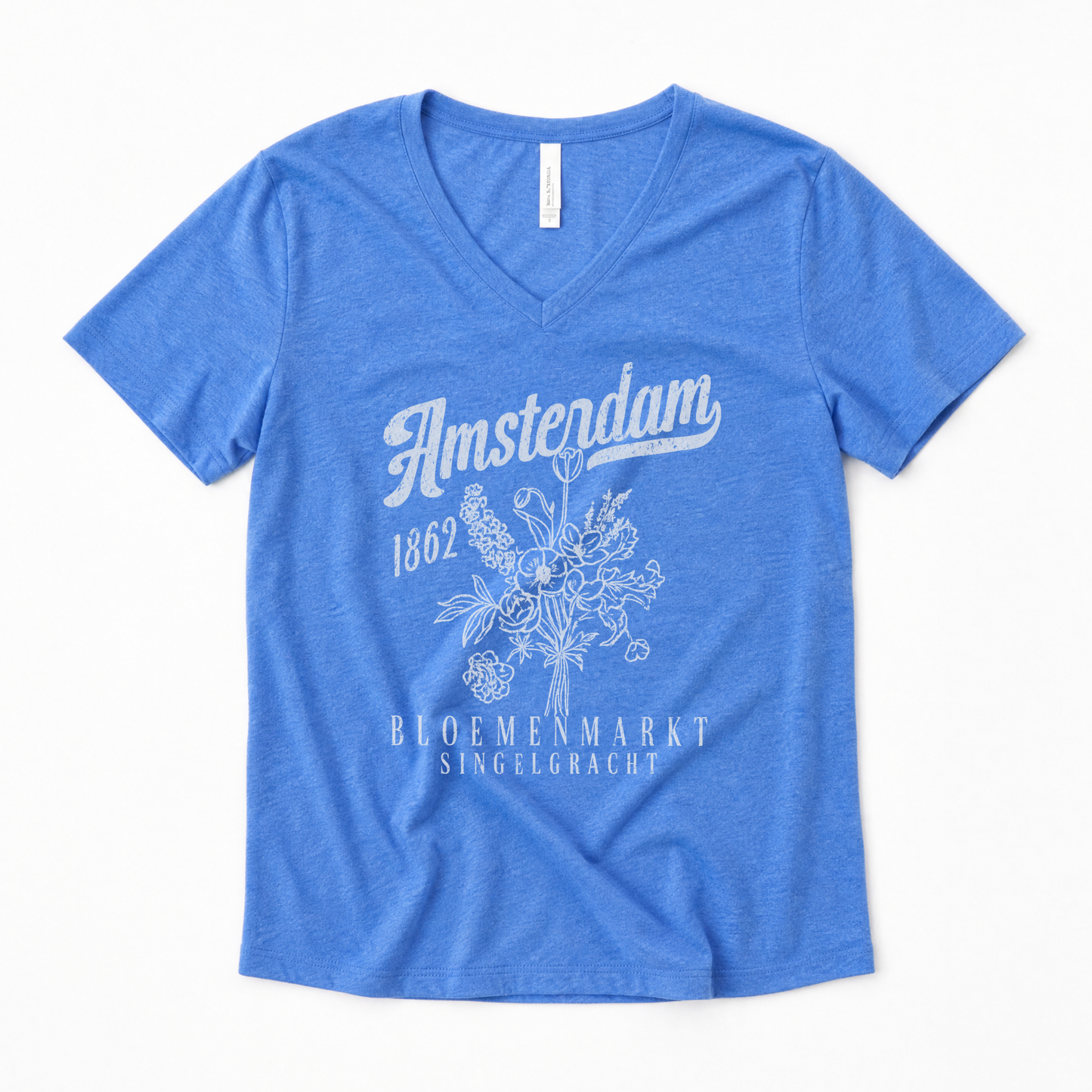 Amsterdam Flower Market - Super Soft V Neck
