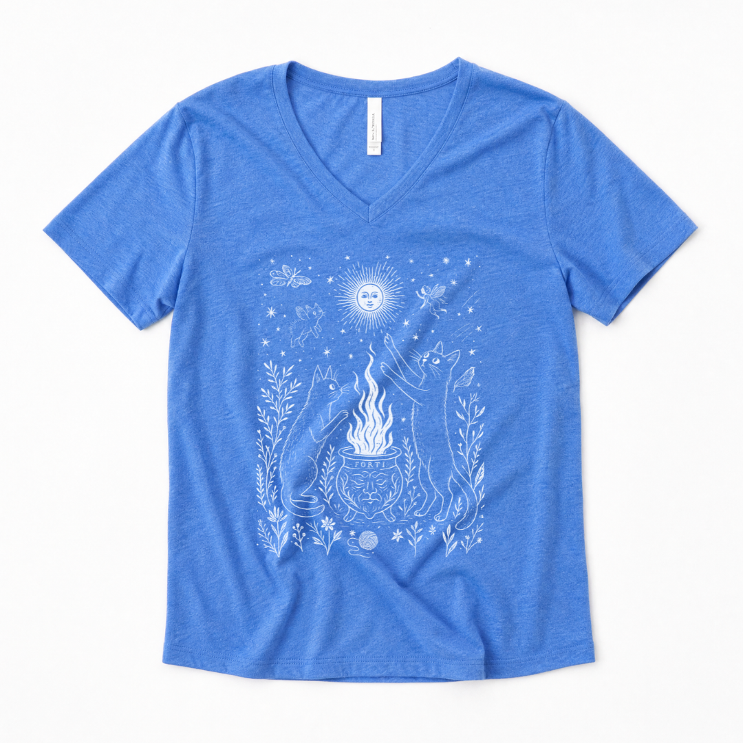Midnight Meowgic - Super Soft V Neck