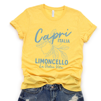 Capri - Bella Canvas Super Soft Fitted T Shirt