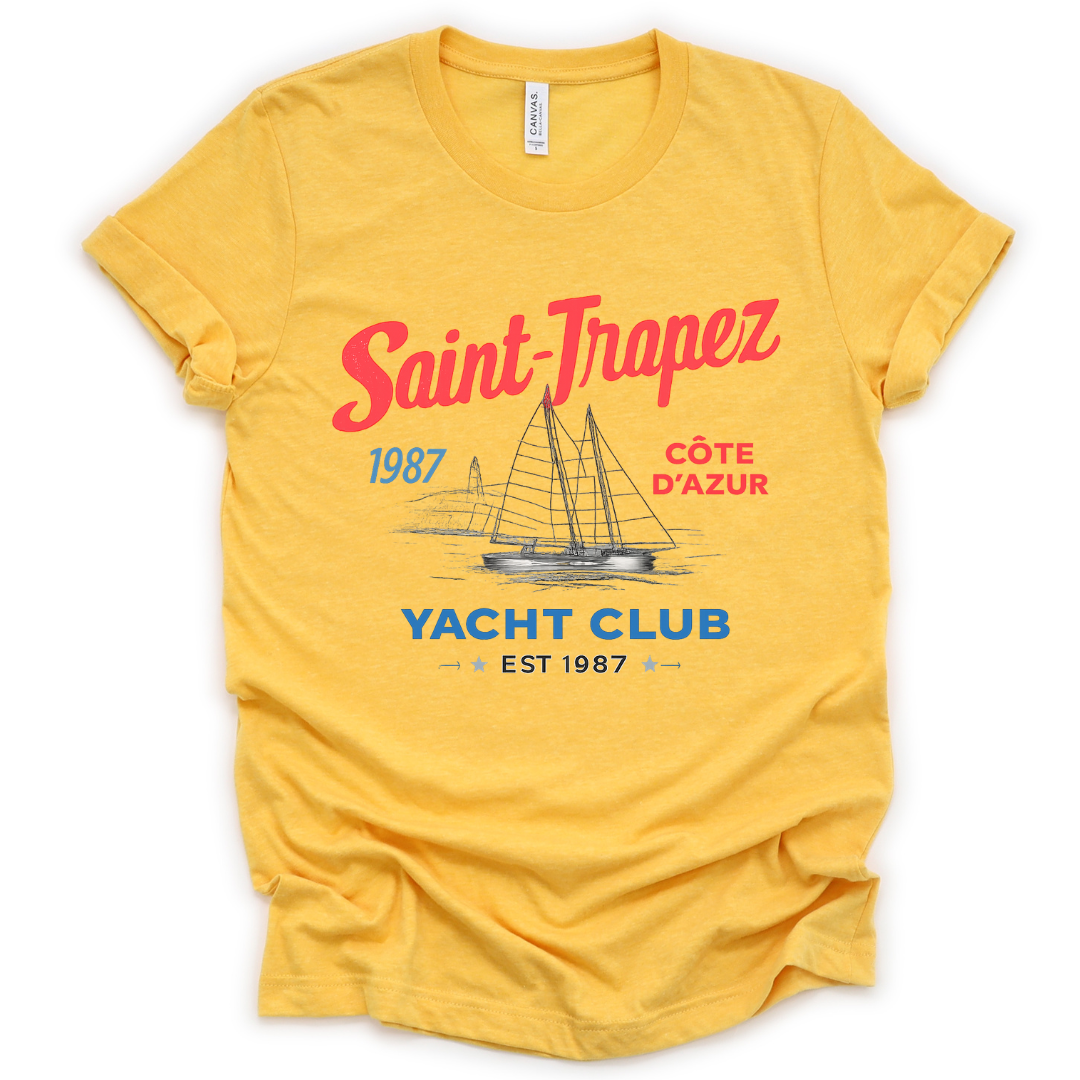 Saint Tropez Yacht Club - Bella Canvas Super Soft Standard Fit T Shirt