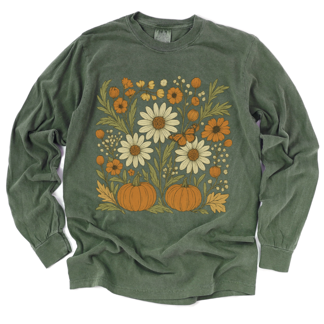 Autumn Harvest - Comfort Colors Premium Long Sleeve T Shirt
