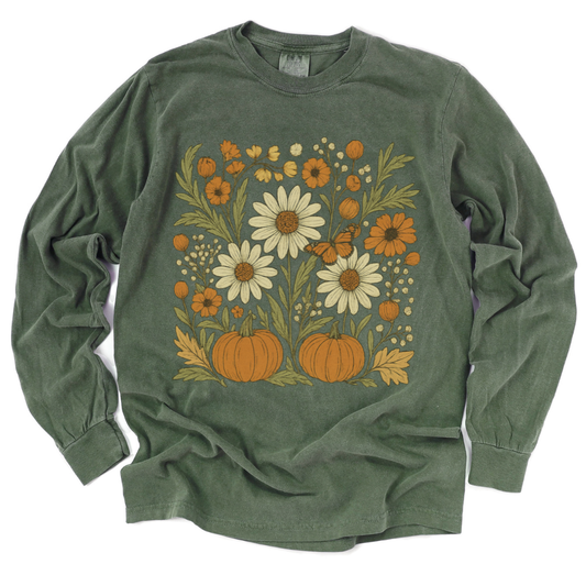 Autumn Harvest - Comfort Colors Premium Long Sleeve T Shirt