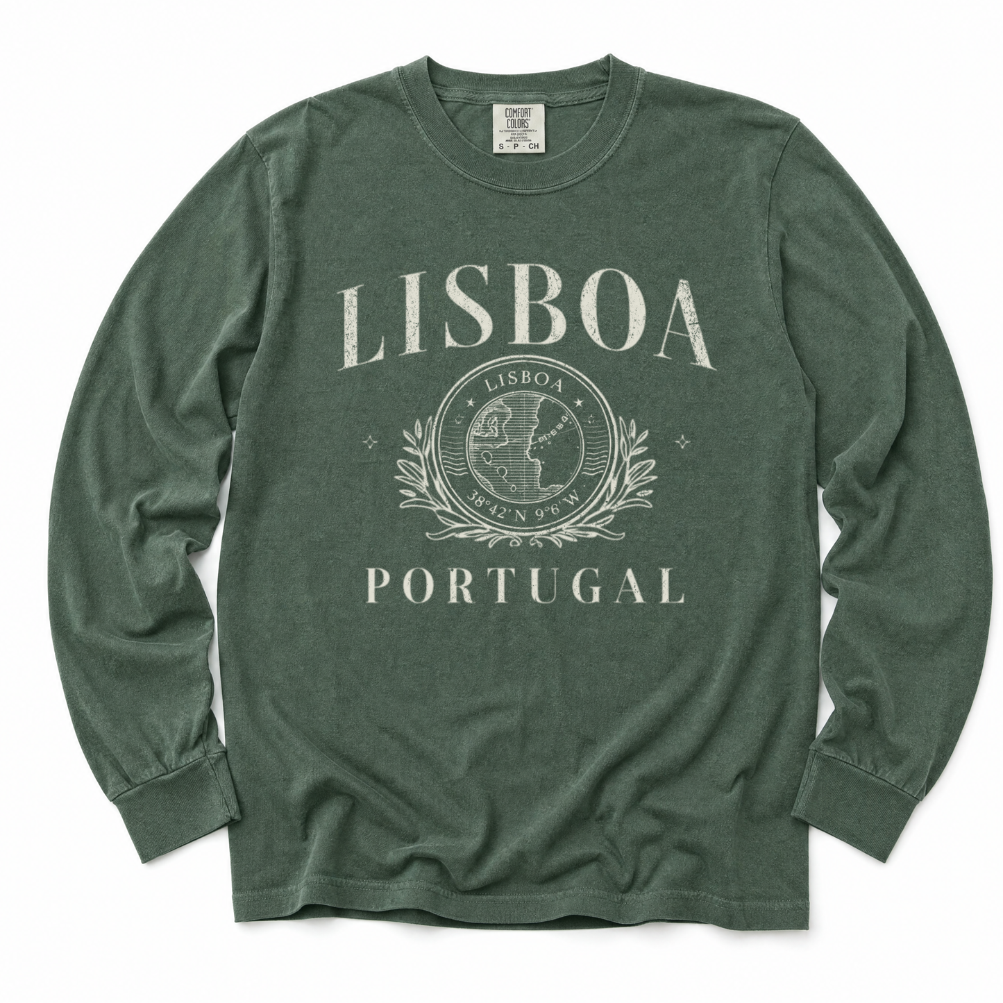 Lisboa Portugal - Comfort Colors Long Sleeve Premium T Shirt
