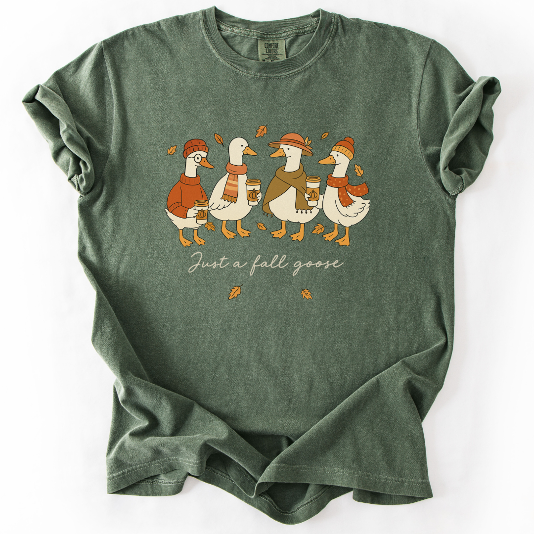 Fall Goose - Comfort Colors Relaxed Fit Premium T Shirt