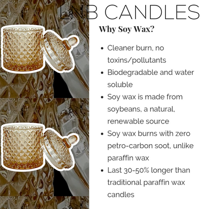 RARE Luxury Scented Candle -  Designer Inspired by Baccarat Rouge Perfume