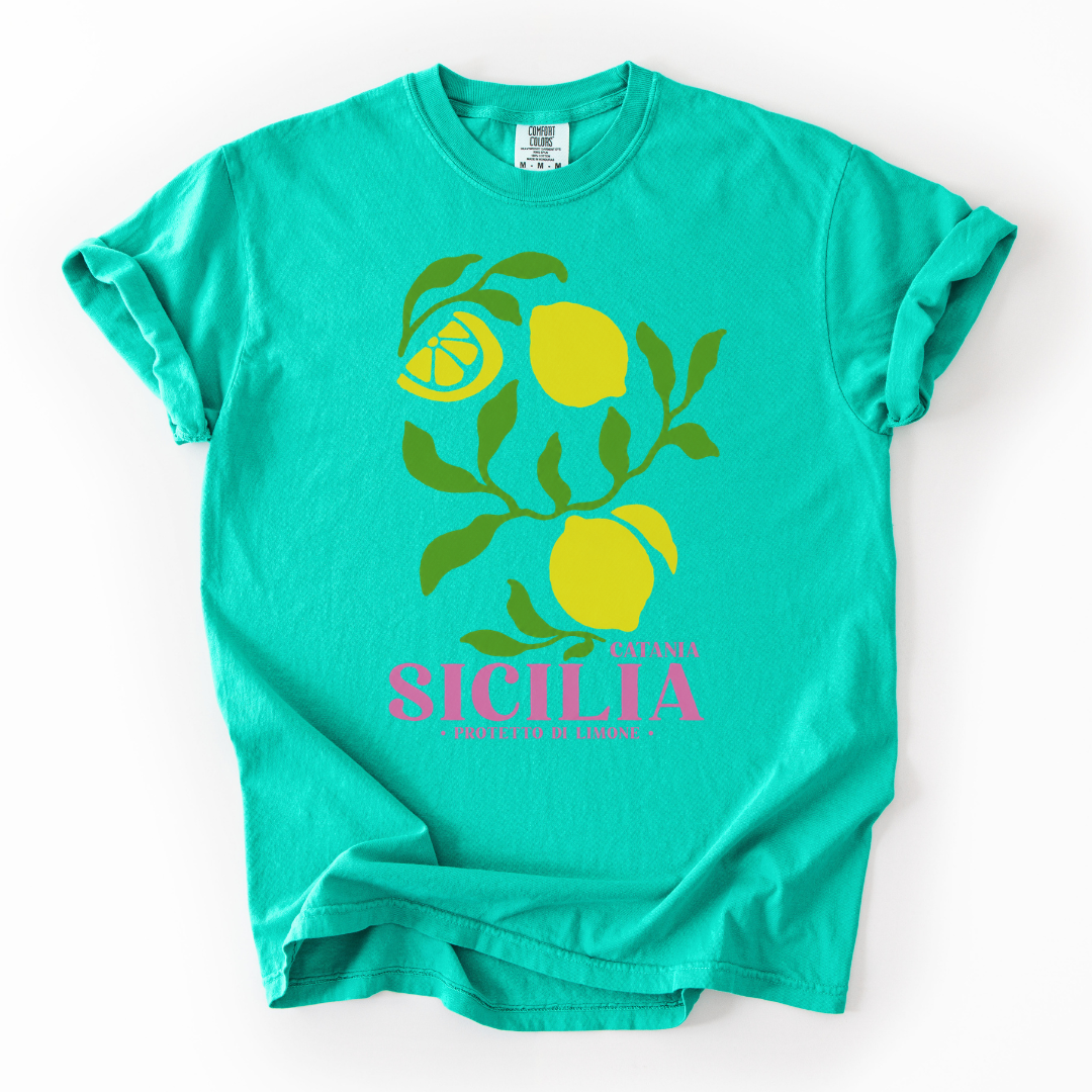 Sicilia Catania -  Comfort Colors Relaxed Fit Premium T Shirt