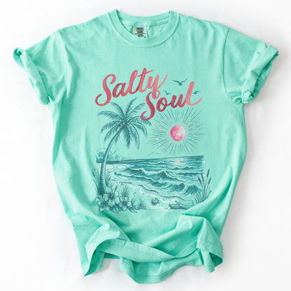 Salty Soul - Comfort Colors Relaxed Fit Premium T Shirt