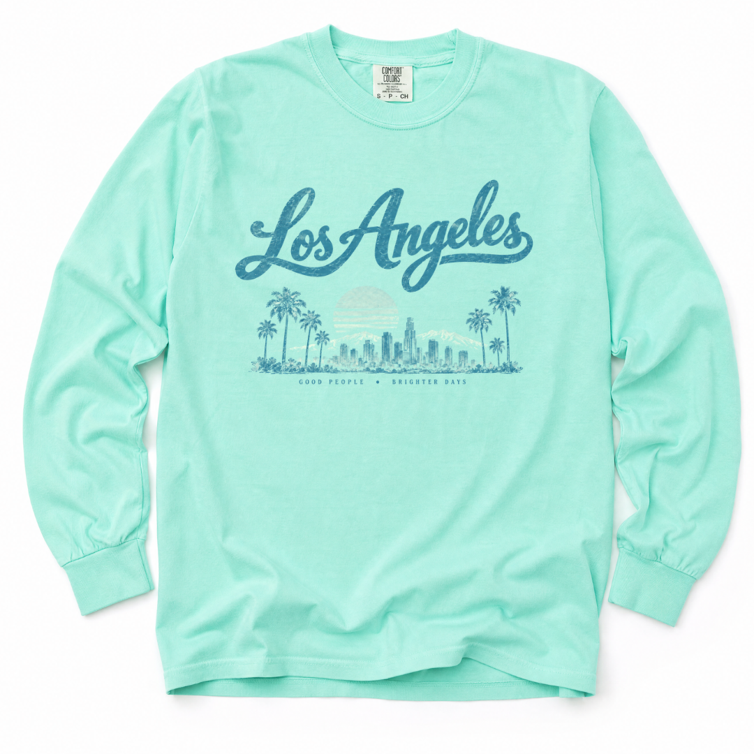 Los Angeles - Comfort Colors Long Sleeve Premium T Shirt