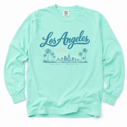 Los Angeles - Comfort Colors Long Sleeve Premium T Shirt