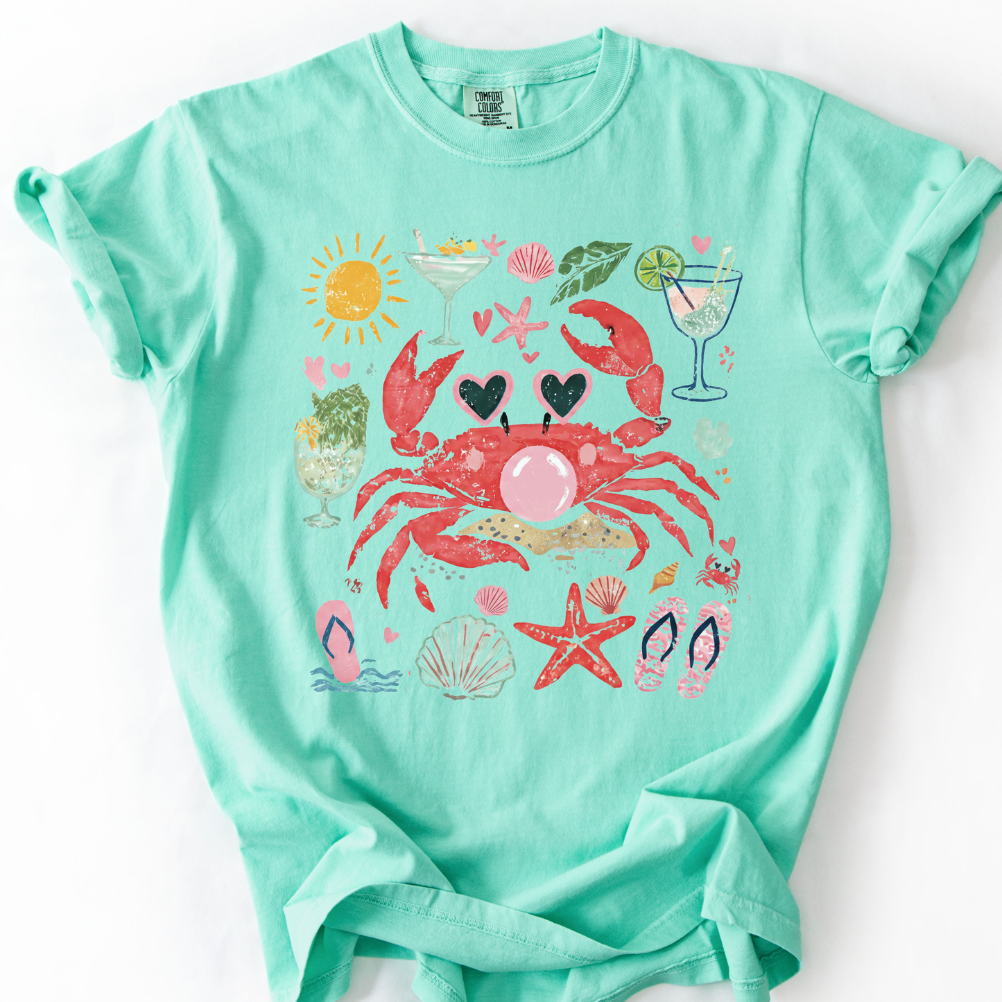 Crab -  Comfort Colors Relaxed Fit Premium T Shirt