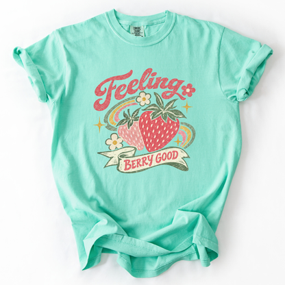 Feeling Berry Good - Relaxed Fit Vintage Wash T Shirt